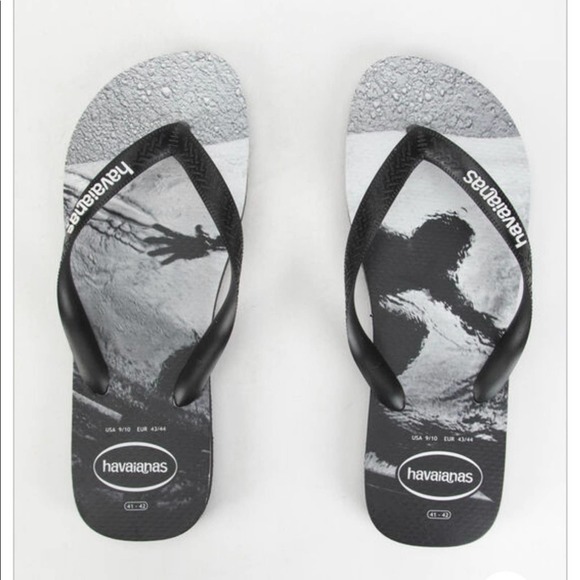 NWT HAVAIANAS Kids Surfer Photoprint Sandals Flip Flops ( 11/12C) - Picture 1 of 5